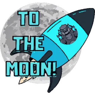 Godzilla Coin telegram stickers