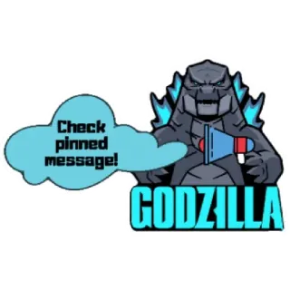 Godzilla Coin telegram stickers