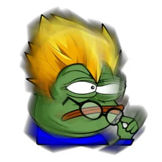 😁 947fe532 Pepe the Frog пепе, лягушка, мем, мультфильм whatsapp sticker