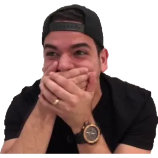 ⚪️ 5172eb95 hombre, shock, sorpresa, facepalm, reacción, retrato, persona telegram sticker