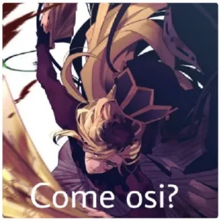 😁 1cd17078 Come osi? tiếng Ý, câu hỏi, anime telegram sticker