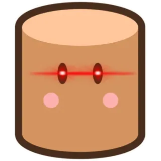 ⚪️ 34f995b5 стикер, paper mario, гумба, видеоигра, милый, простой telegram sticker