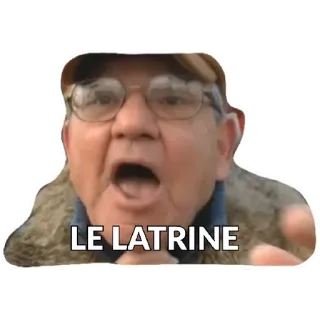 😁 4ce7f742 LE LATRINE telegram sticker