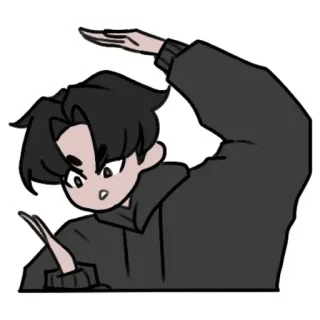 ⚪️ 5d4cc107 Anime, Personagem, Kpop, Gesto telegram sticker