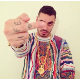 Marracash stickers telegram stickers