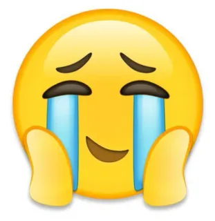 🤔 982b3df9 이모지, 슬픔, 울음, 웃음 눈물, 감정 telegram sticker