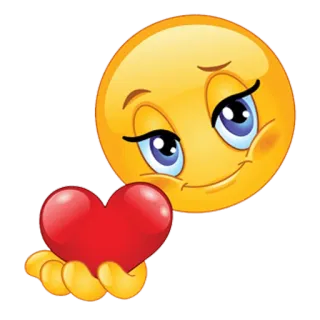 ❤️ b0548e12 Emoji, Herz, Liebe, Fröhlich, Niedlich whatsapp sticker