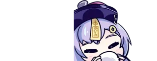 🌟 07a3bb41 Qiqi Genshin Impact 动漫, 电子游戏, Q版, 可爱, 七七, 原神 telegram sticker