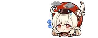 🌟 6ca32f06 Klee Genshin Impact 呀呀 动漫, 伤心, 可爱, 原神, 可莉 telegram sticker