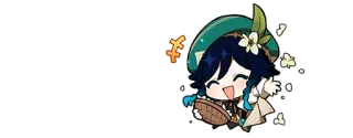 🌟 73319d5f Venti Genshin Impact 温迪, 原神, 可爱, 动漫, 游戏 telegram sticker