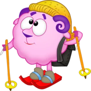 Смешарики НГ @StikerDi whatsapp stickers