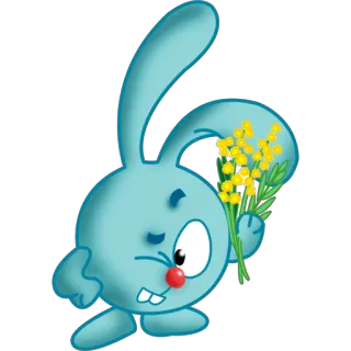 💐 aa65cf73 Kartun, Karakter, Mimosa, Lucu, Paskah telegram sticker