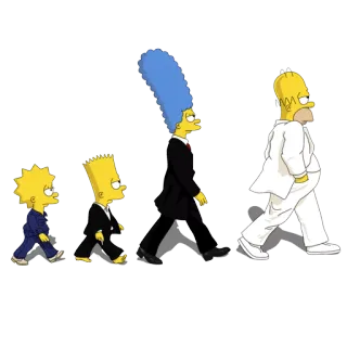 Симпсоны telegram stickers