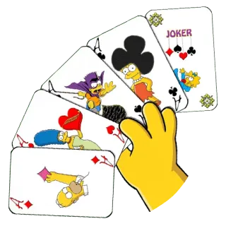 Симпсоны telegram stickers