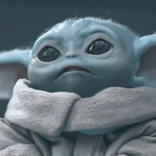 🧪 6861b803 Grogu The Mandalorian Grogu, Baby Yoda, Star Wars, The Mandalorian, Carino, Cartone animato whatsapp sticker