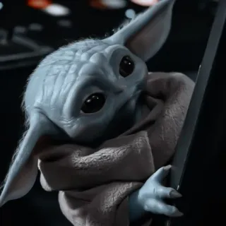 🧪 69cb1eda Baby Yoda The Mandalorian Baby Yoda, The Mandalorian, Star Wars, Grogu, carino, personaggio whatsapp sticker