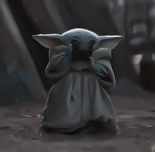 🧪 e875d798 Baby Yoda The Mandalorian Baby Yoda, Grogu, The Mandalorian, Star Wars, meme, carino whatsapp sticker