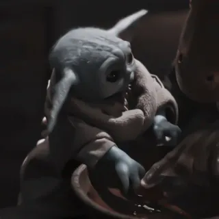 🧪 f0511814 Grogu The Mandalorian Grogu, The Mandalorian, Star Wars, Baby Yoda, carino, bambino, verde whatsapp sticker