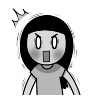 😱 6ec0774e 生气, 卡通, 表情, 恼火, 烦躁, 沮丧 telegram sticker