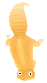 🙃 184f45a5 hagedis, reptiel, dier, gekko telegram sticker