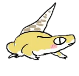 🤩 d7eacb6b hagedis, dier, schattig, reptiel telegram sticker