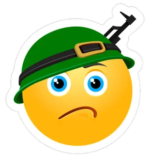 😊 a44eb586 Soldat, Helm, Waffe, Krieg, Militär, Waffen, Emoji whatsapp sticker