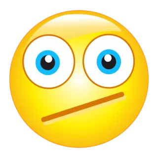 😑 a20f116a Emoji, Emoticon, Verwirrt, Fragend, Gelb, Rund, Ausdruck, Gesicht whatsapp sticker