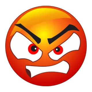 😡 c578f8b7 wütend, emoji, rot, genervt, sauer, frustriert whatsapp sticker