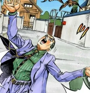 🐈 946ea6b4 Yoshikage Kira JoJo's Bizarre Adventure Manga, Anime, Nhân vật phản diện, Jojo, Kira whatsapp sticker