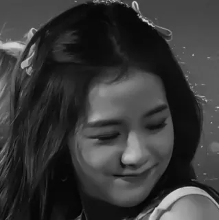 ⚓️ d23c0eb8 портрет, монохром, женщина, человек, улыбка telegram sticker