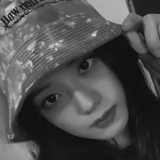 ⚓️ f0a21588 How do женщина, портрет, панама, чёрно-белое, человек, женщина telegram sticker