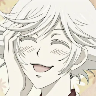 🍚 4473f300 Аниме, Милый, Манга, Улыбается, Счастливый telegram sticker