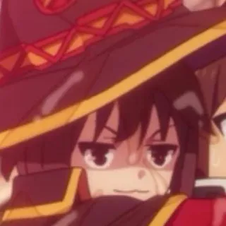😏 2601c435 Megumin Konosuba Anime, Konosuba, Megumin, Penyihir, Sihir, Stiker telegram sticker