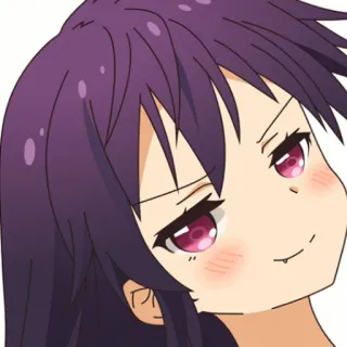 😏 7d495e7e gadis anime, sombong, imut, kartun, manga, stiker telegram sticker