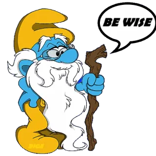@STIKERFORALL SMURFS I PUFFI telegram stickers