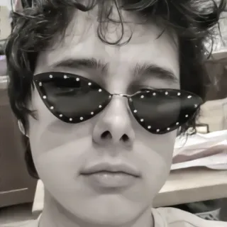 🌿 3626f1a6 person, sunglasses, portrait, face, teenager whatsapp sticker