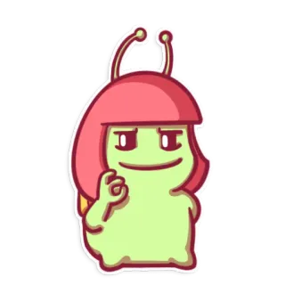 👌 2cfa65d4 sticker, cartoon, personage, gebaar, oké, schattig telegram sticker