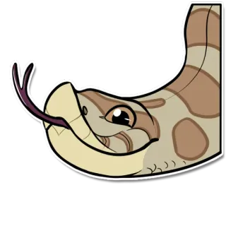 😄 65468d55 snake, reptile, animal, wildlife whatsapp sticker