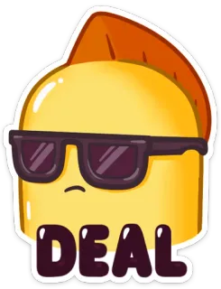 😎 8baefa44 DEAL Affaire, Lunettes de soleil, Cool, Accord, Négociation whatsapp sticker