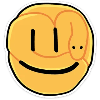 🐍 72e3f1cd Emoji, Cobra, Rosto, Sorriso, Amarelo, Animal telegram sticker