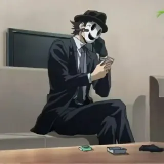 🚬 42c15395 Sniper Mask High-Rise Invasion anime, sniper mask, high-rise invasion, character, male telegram sticker