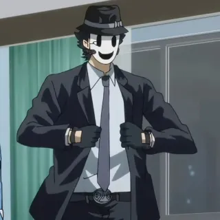 🚬 dda0f9e6 Anime, Manga, Masker, Setelan, High-Rise Invasion telegram sticker