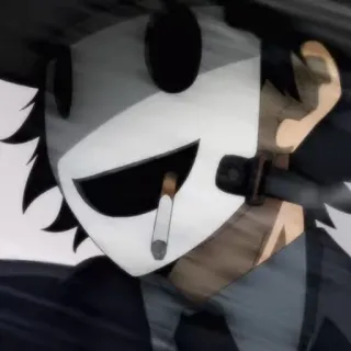 🚬 f629dfc8 Anime, Masker, Rokok, Senjata, Kekerasan, Karakter telegram sticker