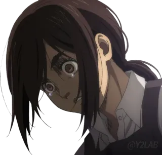 😭 203b89f2 Anime, Piangere, Emotivo, Triste, Ragazza telegram sticker