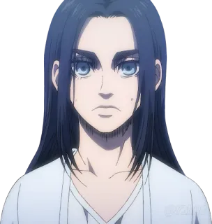 😅 dcdb7777 Eren Yeager Attack on Titan Anime, Eren Jaeger, L'Attacco dei Giganti, Personaggio, Manga telegram sticker