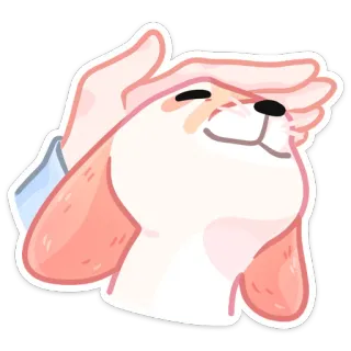 ☺️ 6932008e anjing, hewan peliharaan, hewan, imut, senang, tangan, kasih sayang telegram sticker