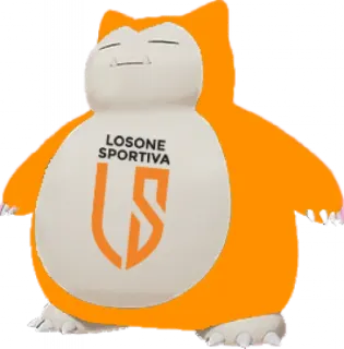 🟧 e98ffdfa Snorlax LOSONE SPORTIVA US 잠만보, 포켓몬, 마스코트, 스포츠, 팀, Losone telegram sticker