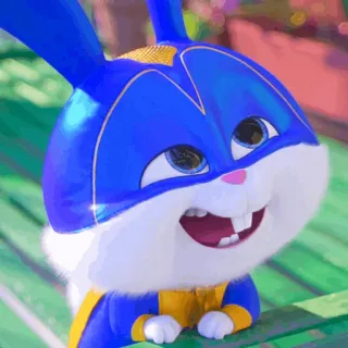 ☁️ 0afa0d60 Snowball The Secret Life of Pets мультик, кролик, зайчик, животное, милый telegram sticker