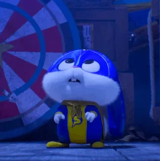 ☁️ 96bae75a Snowball The Secret Life of Pets кролик, заяц, животное, питомец, мультик, супергерой telegram sticker