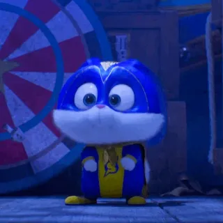 🍥 e0e1596a Snowball The Secret Life of Pets животное, мультфильм, зайчик, кролик, персонаж, супергерой telegram sticker